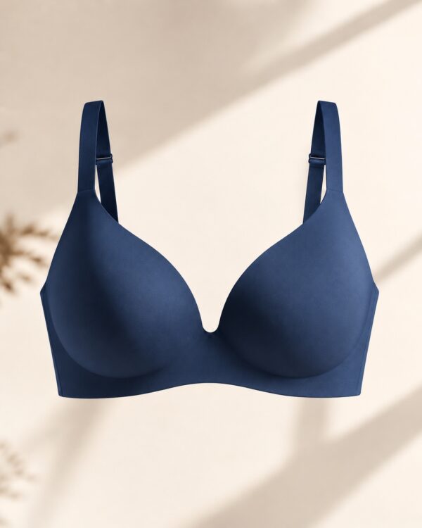 Seamless Compact Push-Up BH in Blau