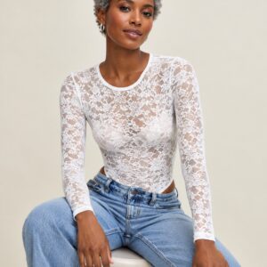Lace Longsleeve Body Slip