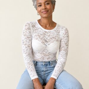 Lace Longsleeve Body Slip