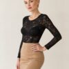Lace Longsleeve Body String