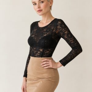 Lace Longsleeve Body String